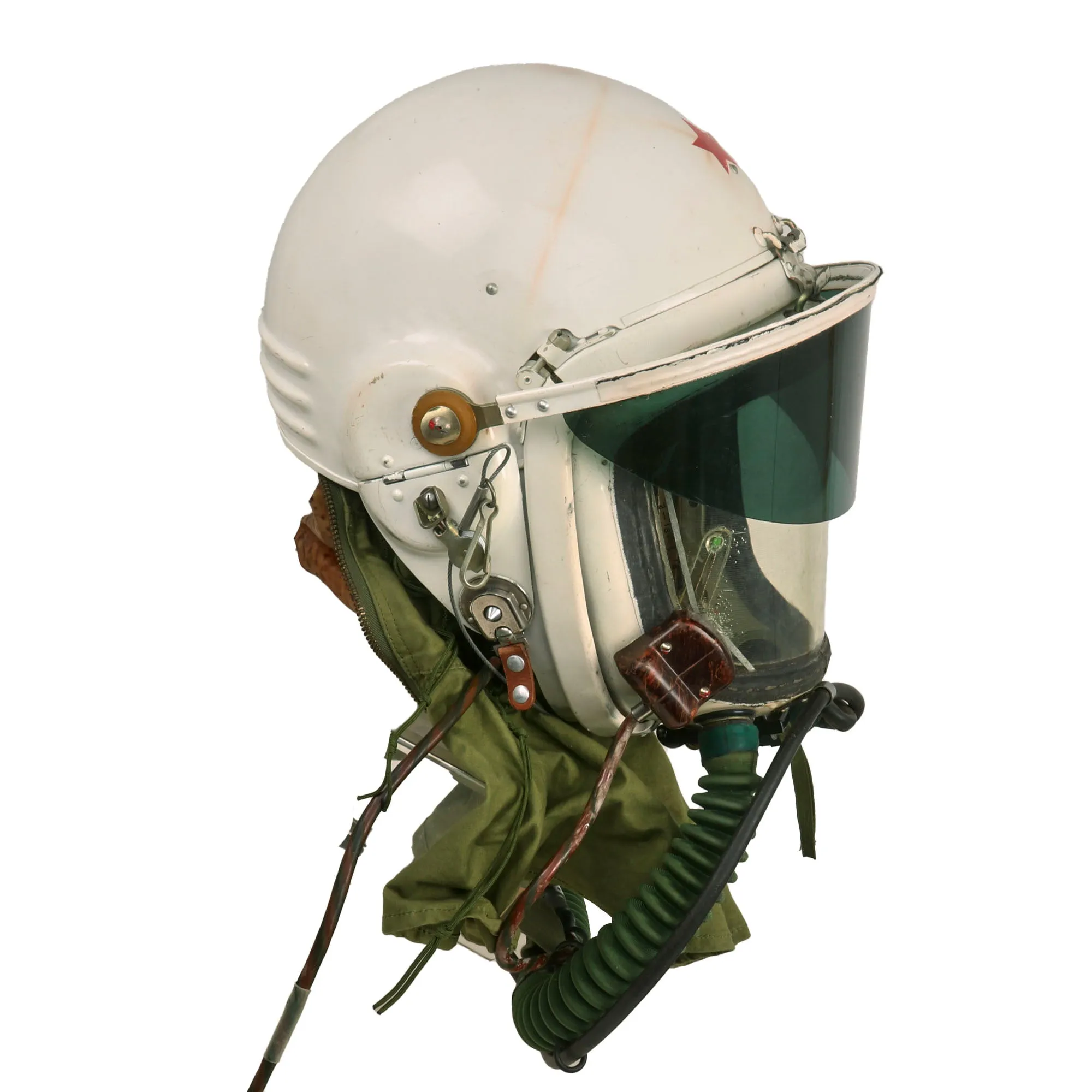 Original Chinese Air Force Cold War TK-1 High Altitude Flight Helmet Set in Original Crate
