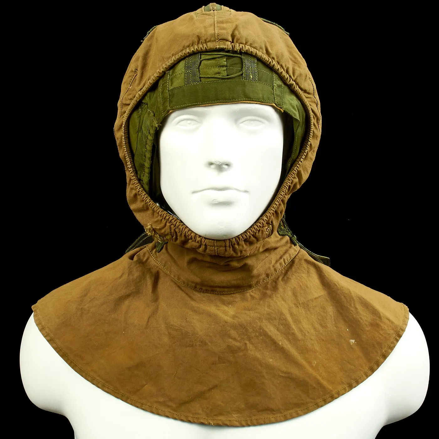 Original Chinese Air Force Cold War TK-1 High Altitude Flight Helmet Set