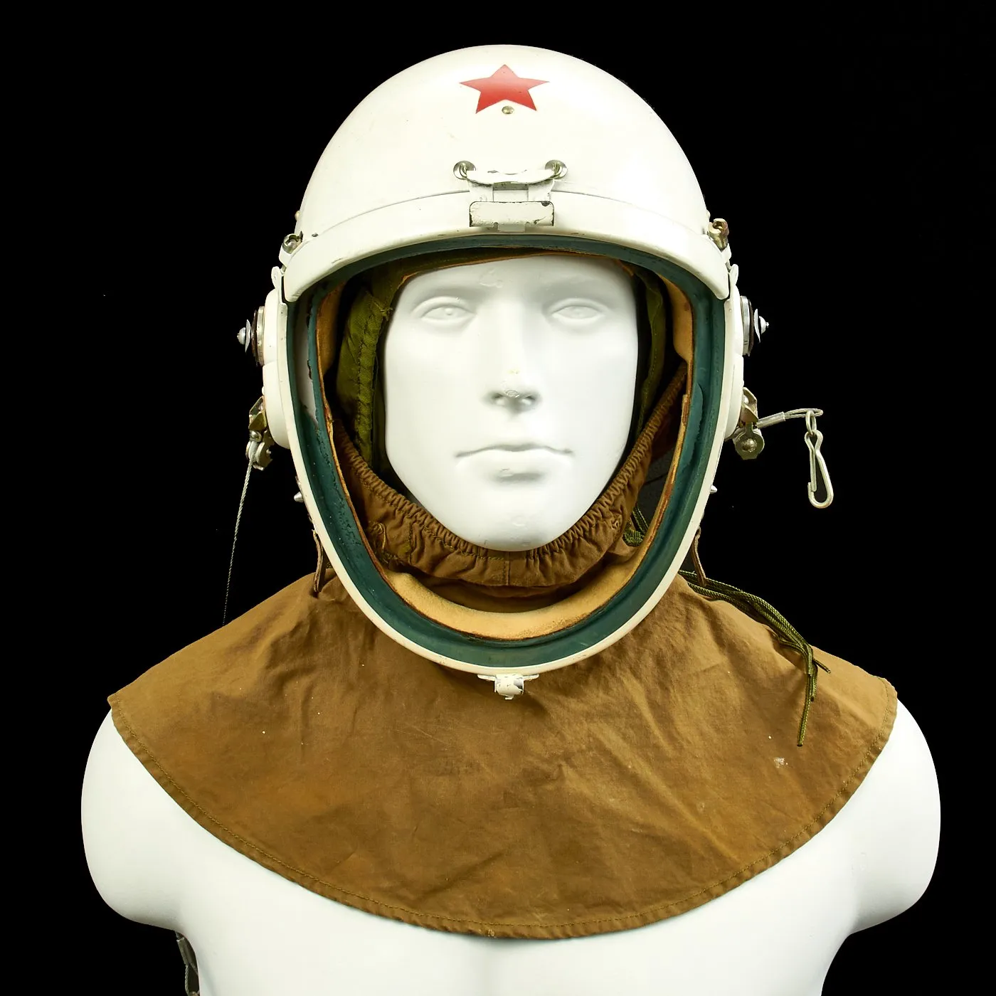 Original Chinese Air Force Cold War TK-1 High Altitude Flight Helmet Set