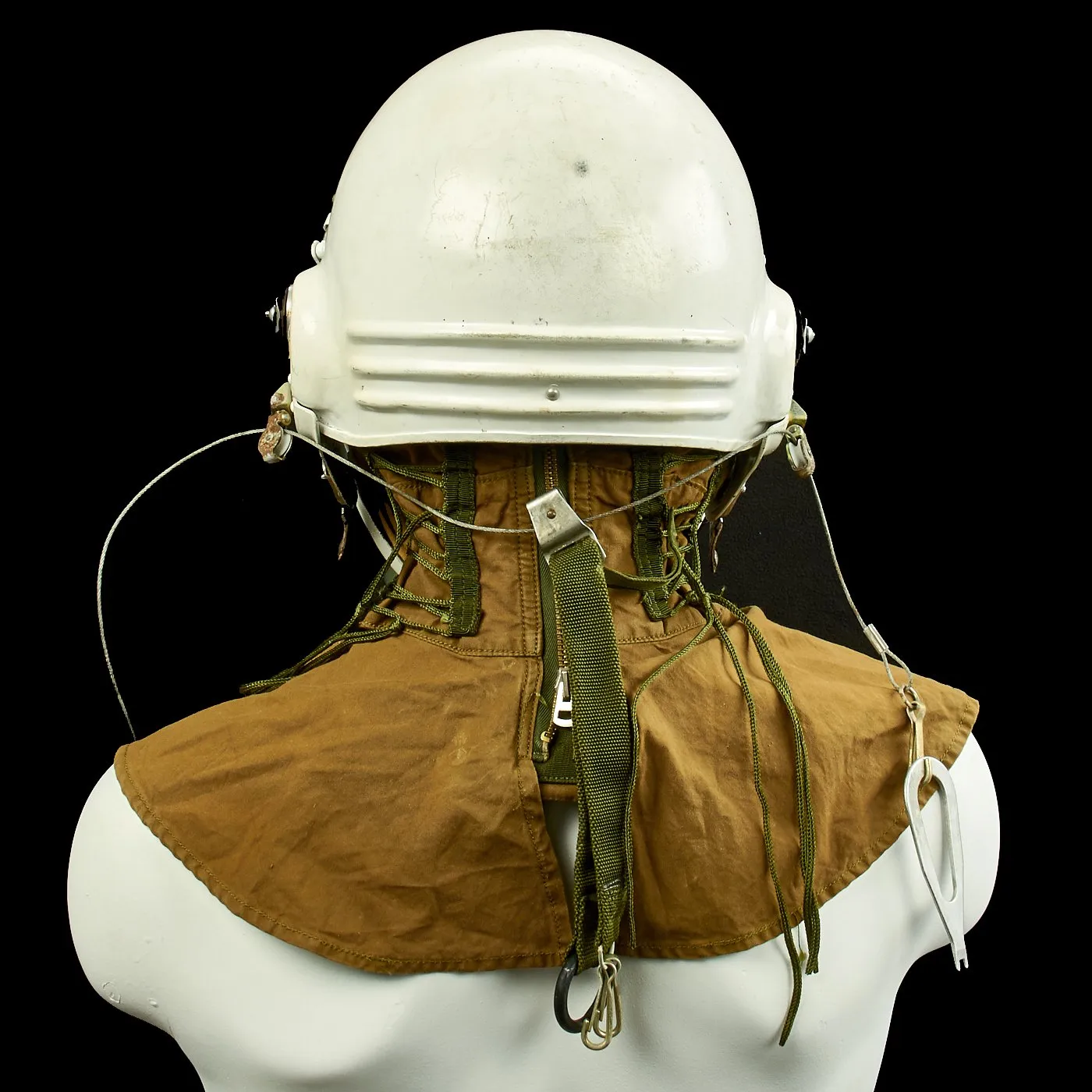 Original Chinese Air Force Cold War TK-1 High Altitude Flight Helmet Set