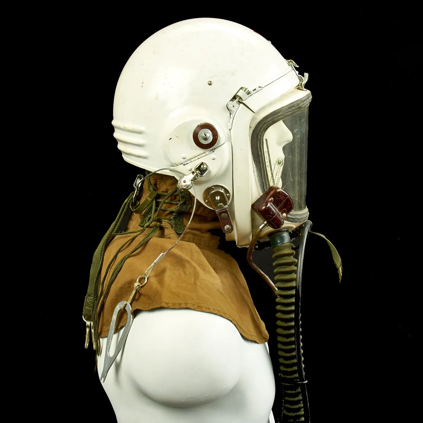 Original Chinese Air Force Cold War TK-1 High Altitude Flight Helmet Set