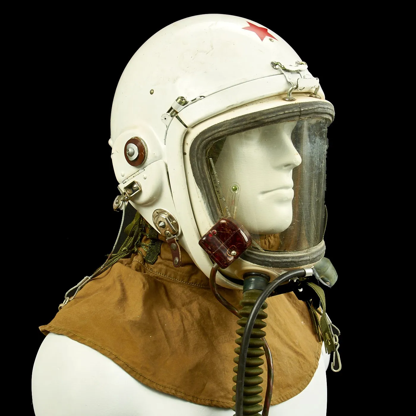 Original Chinese Air Force Cold War TK-1 High Altitude Flight Helmet Set