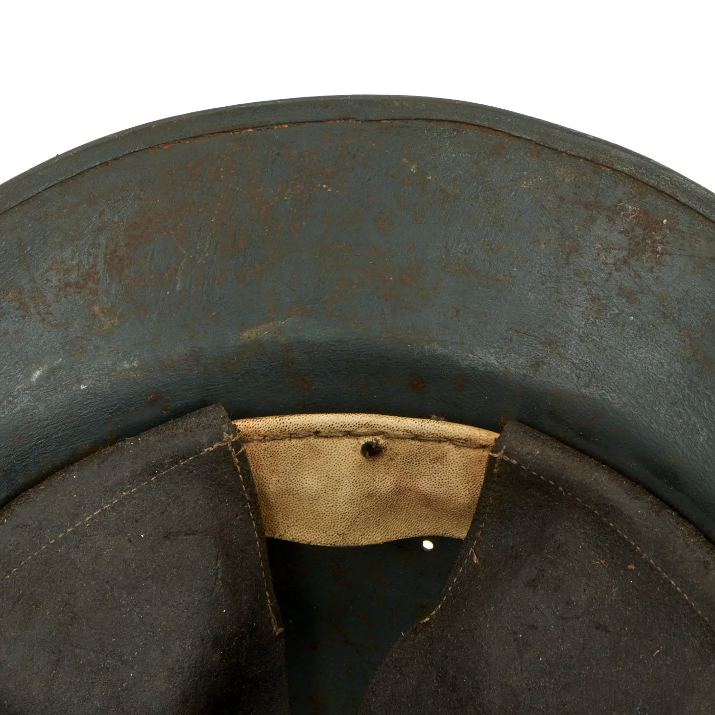Original Czech Pre-WWII Vz29 Model 1929 Fire Service Steel Helmet-Used as Medic Helmet