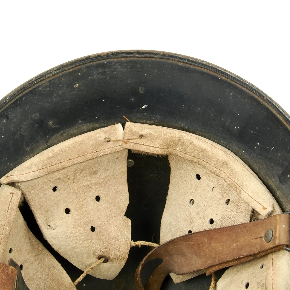 Original Czech Pre-WWII Vz29 Model 1929 Fire Service Steel Helmet