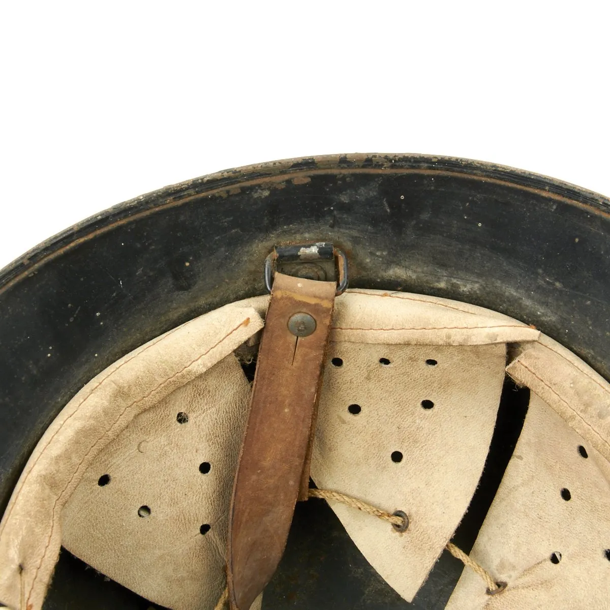 Original Czech Pre-WWII Vz29 Model 1929 Fire Service Steel Helmet