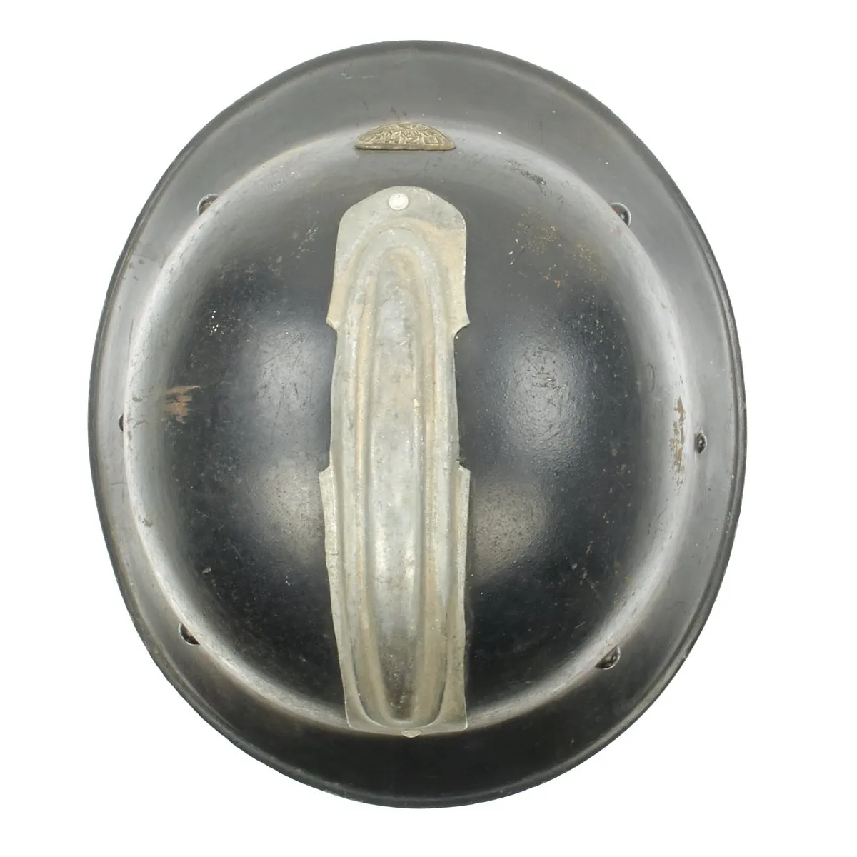 Original Czech Pre-WWII Vz29 Model 1929 Fire Service Steel Helmet