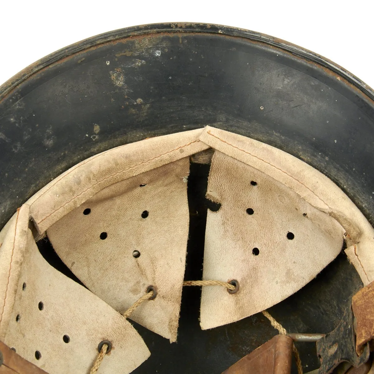 Original Czech Pre-WWII Vz29 Model 1929 Fire Service Steel Helmet
