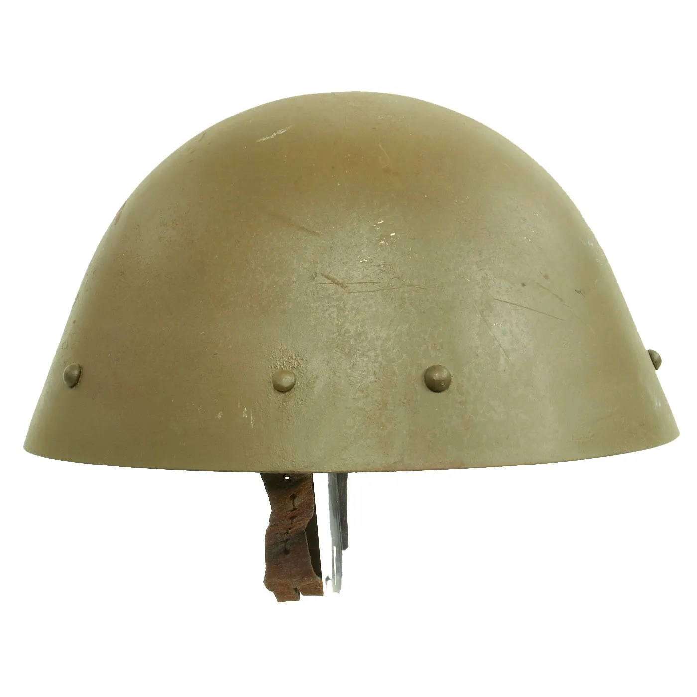 Original Czech WWII Vz32 / M32 "Egg-Shell" Russian Protective Corps Issued Steel Helmet