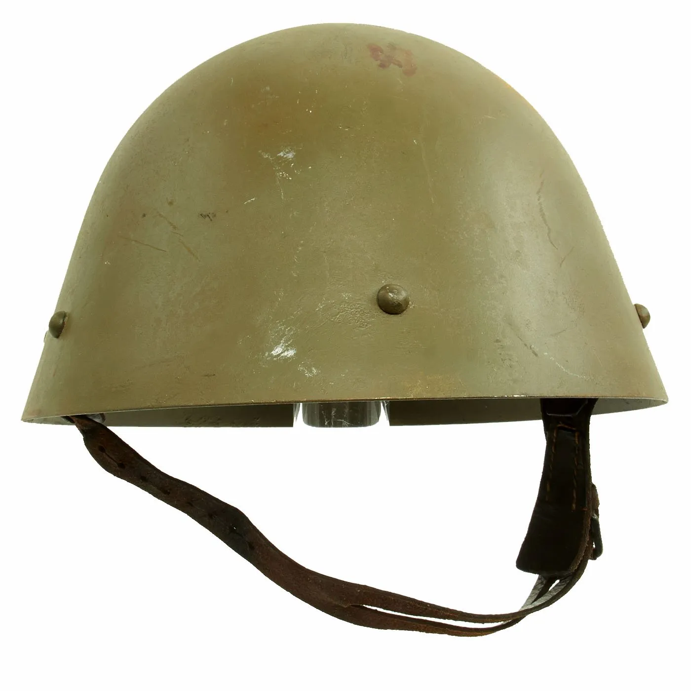 Original Czech WWII Vz32 / M32 "Egg-Shell" Russian Protective Corps Issued Steel Helmet