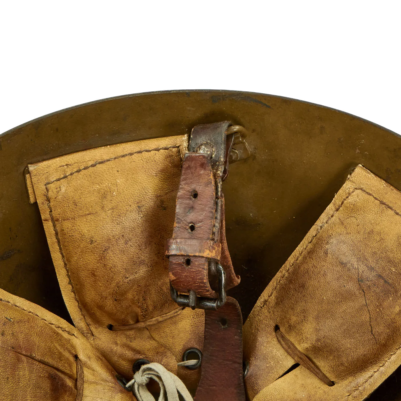 Original Czechoslovakian Pre-WWII Vz32 M32 Egg Shell Steel Helmet - Dated 1937