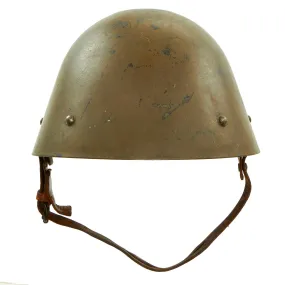 Original Czechoslovakian Pre-WWII Vz32 M32 Egg Shell Steel Helmet - Dated 1937