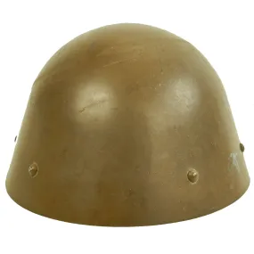 Original Czechoslovakian Pre-WWII Vz32 M32 Egg-Shell Steel Helmet - missing Chinstrap