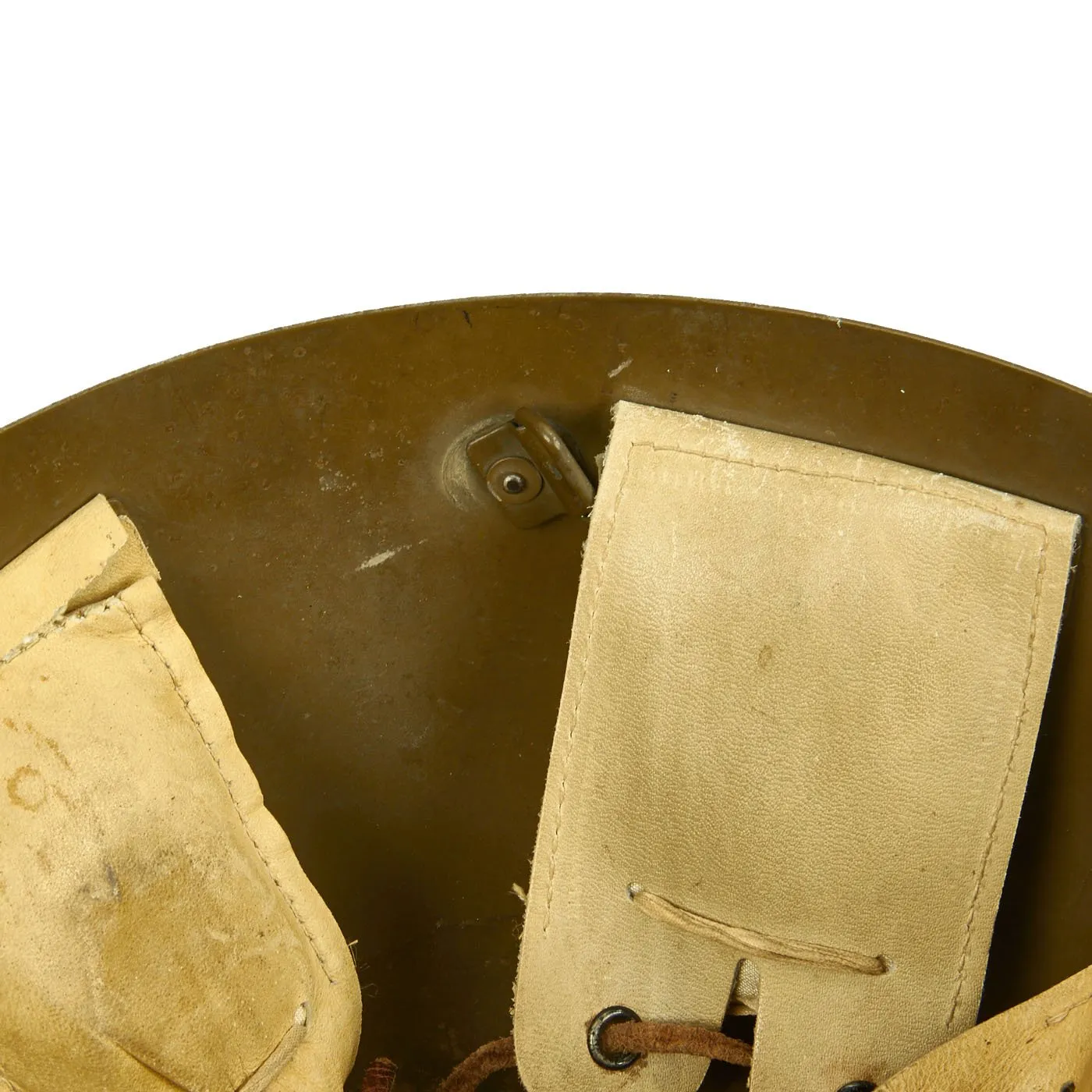 Original Czechoslovakian Pre-WWII Vz32 M32 Egg-Shell Steel Helmet - missing Chinstrap