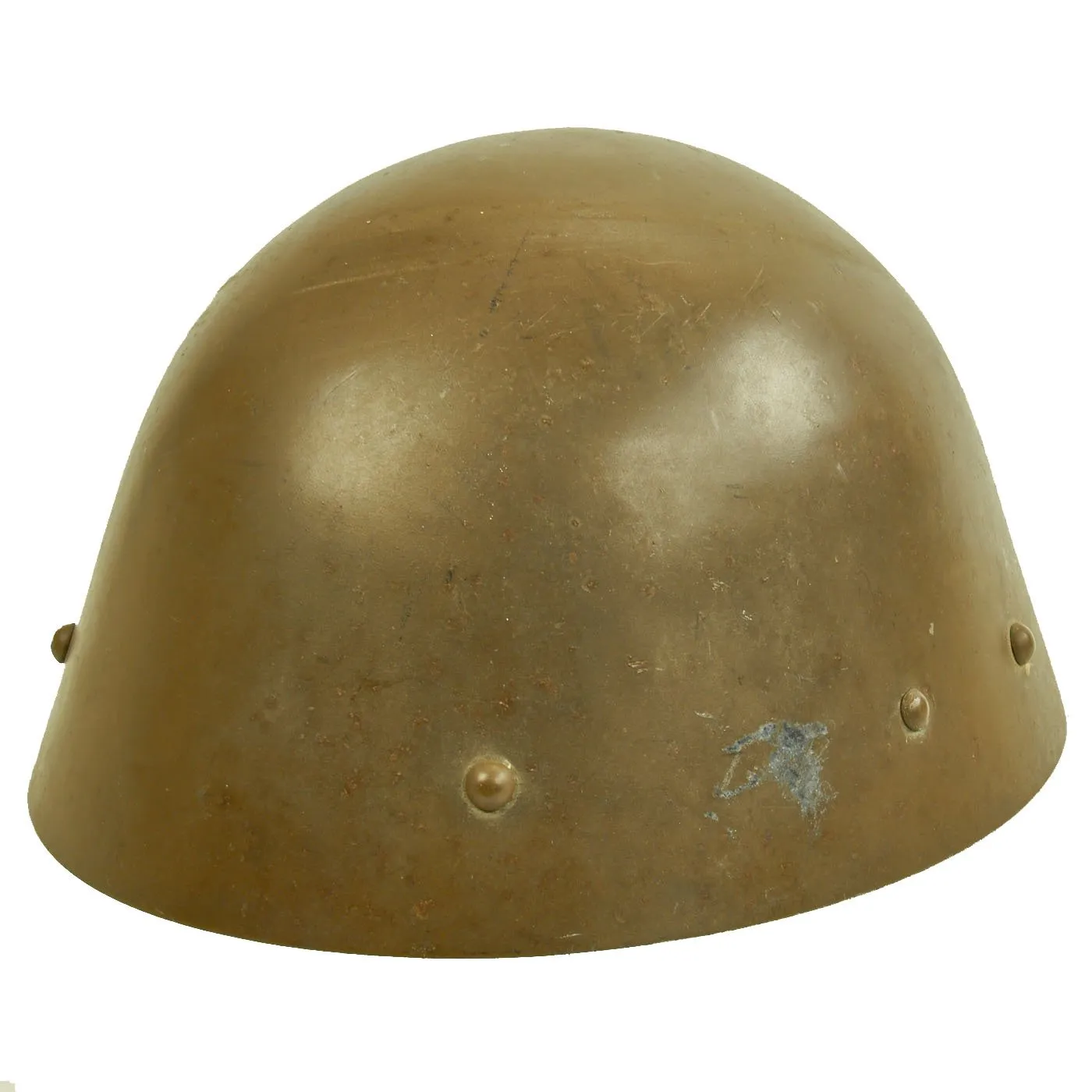 Original Czechoslovakian Pre-WWII Vz32 M32 Egg-Shell Steel Helmet - missing Chinstrap