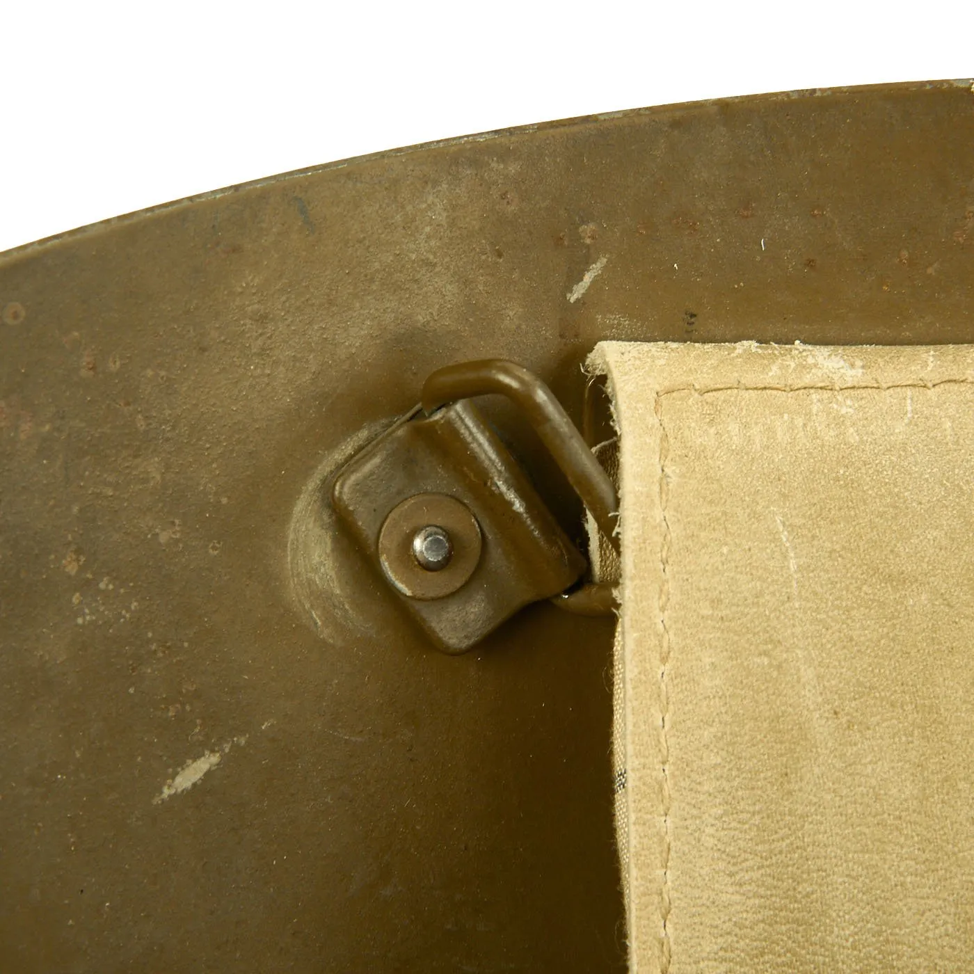 Original Czechoslovakian Pre-WWII Vz32 M32 Egg-Shell Steel Helmet - missing Chinstrap