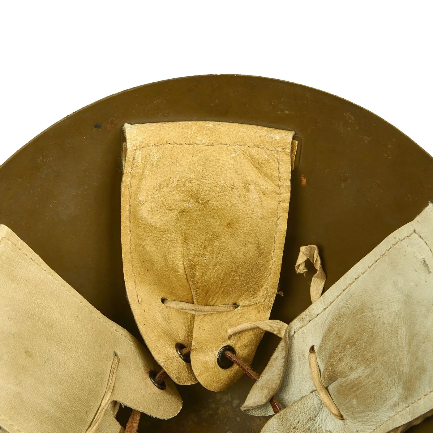 Original Czechoslovakian Pre-WWII Vz32 M32 Egg-Shell Steel Helmet - missing Chinstrap