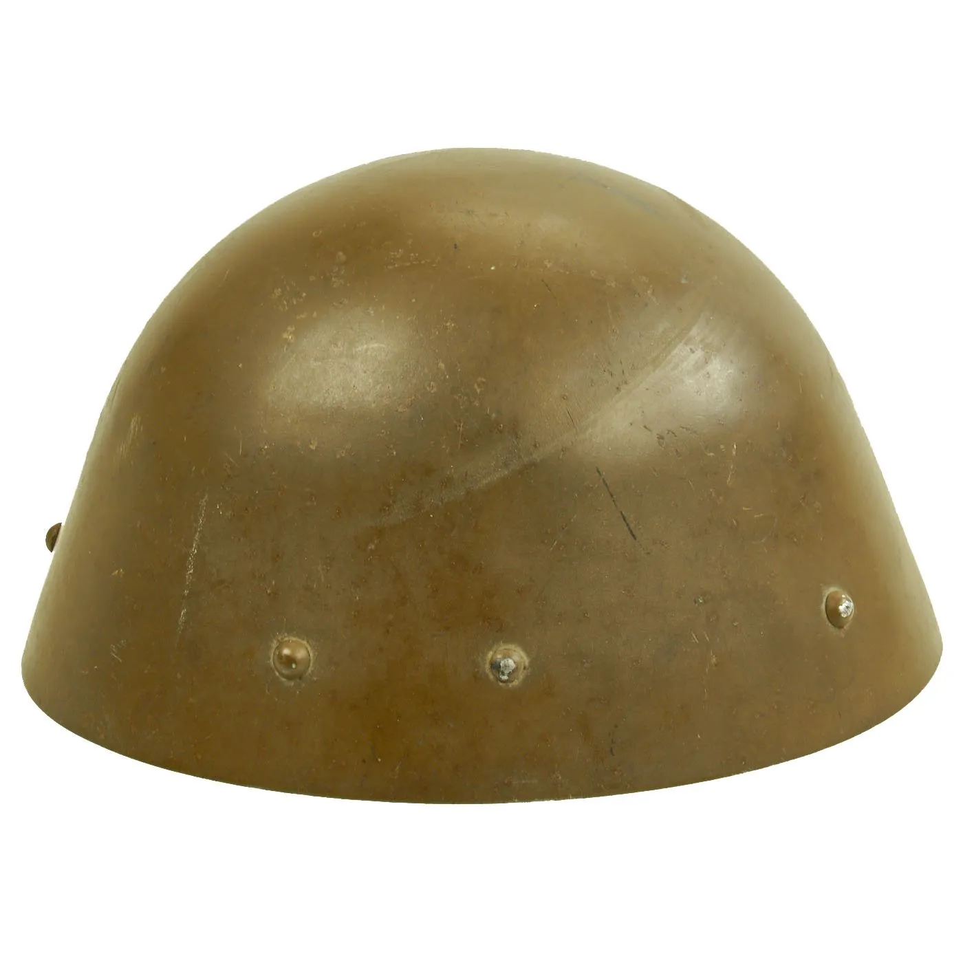 Original Czechoslovakian Pre-WWII Vz32 M32 Egg-Shell Steel Helmet - missing Chinstrap