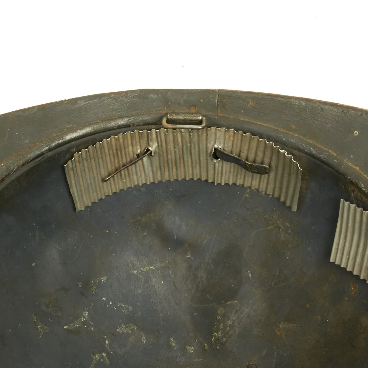 Original French WWI Model 1915 Adrian Camouflage Helmet
