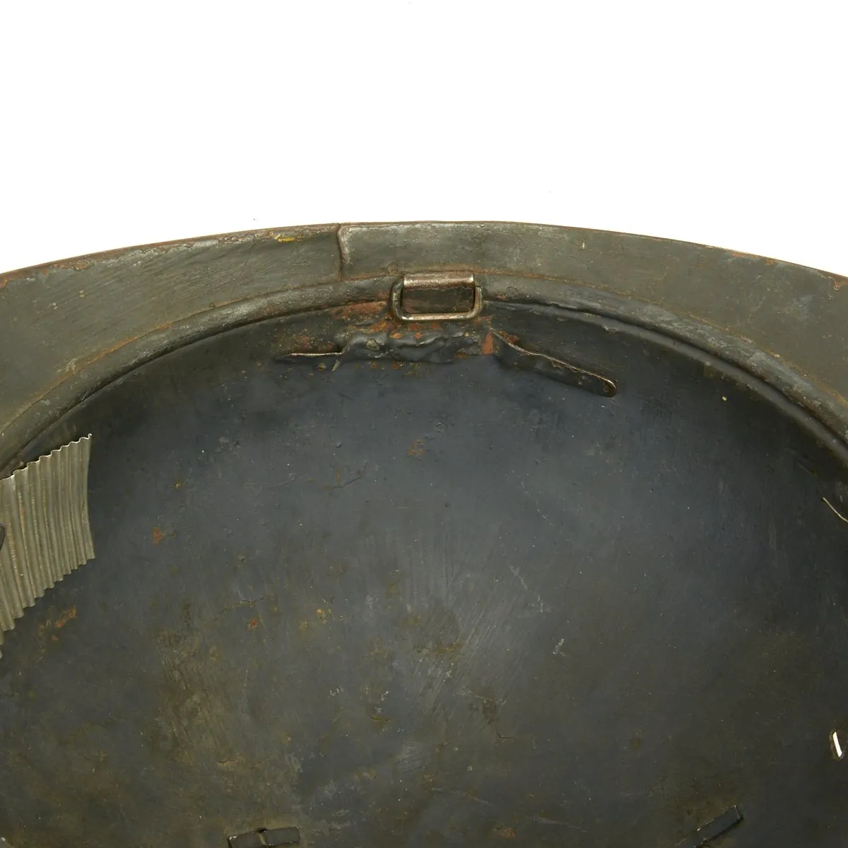 Original French WWI Model 1915 Adrian Camouflage Helmet