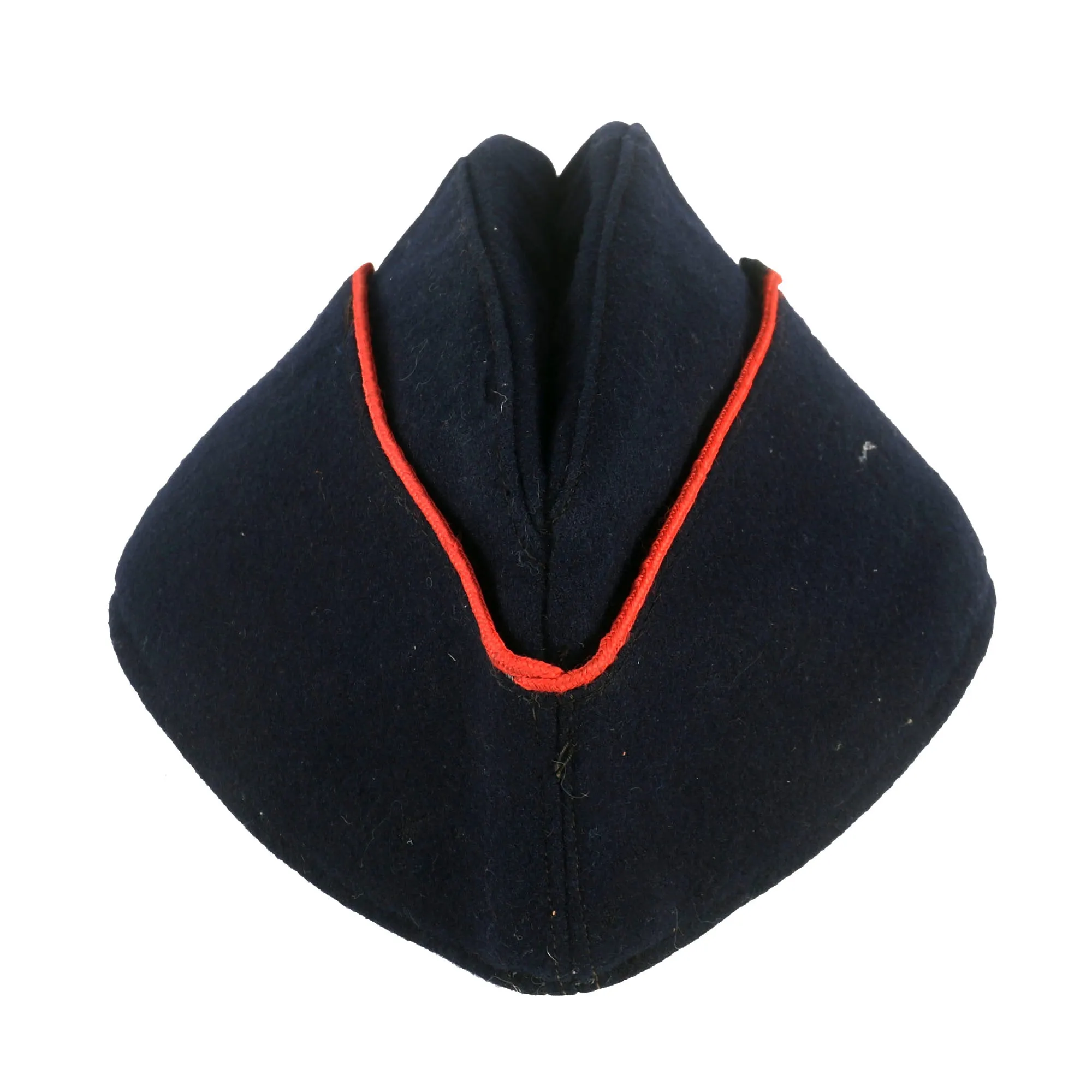 Original German WWII 1942 Dated Fire Protection Police 59cm EM-NCO M38 Overseas Cap by Peter Küpper - Schiffchen