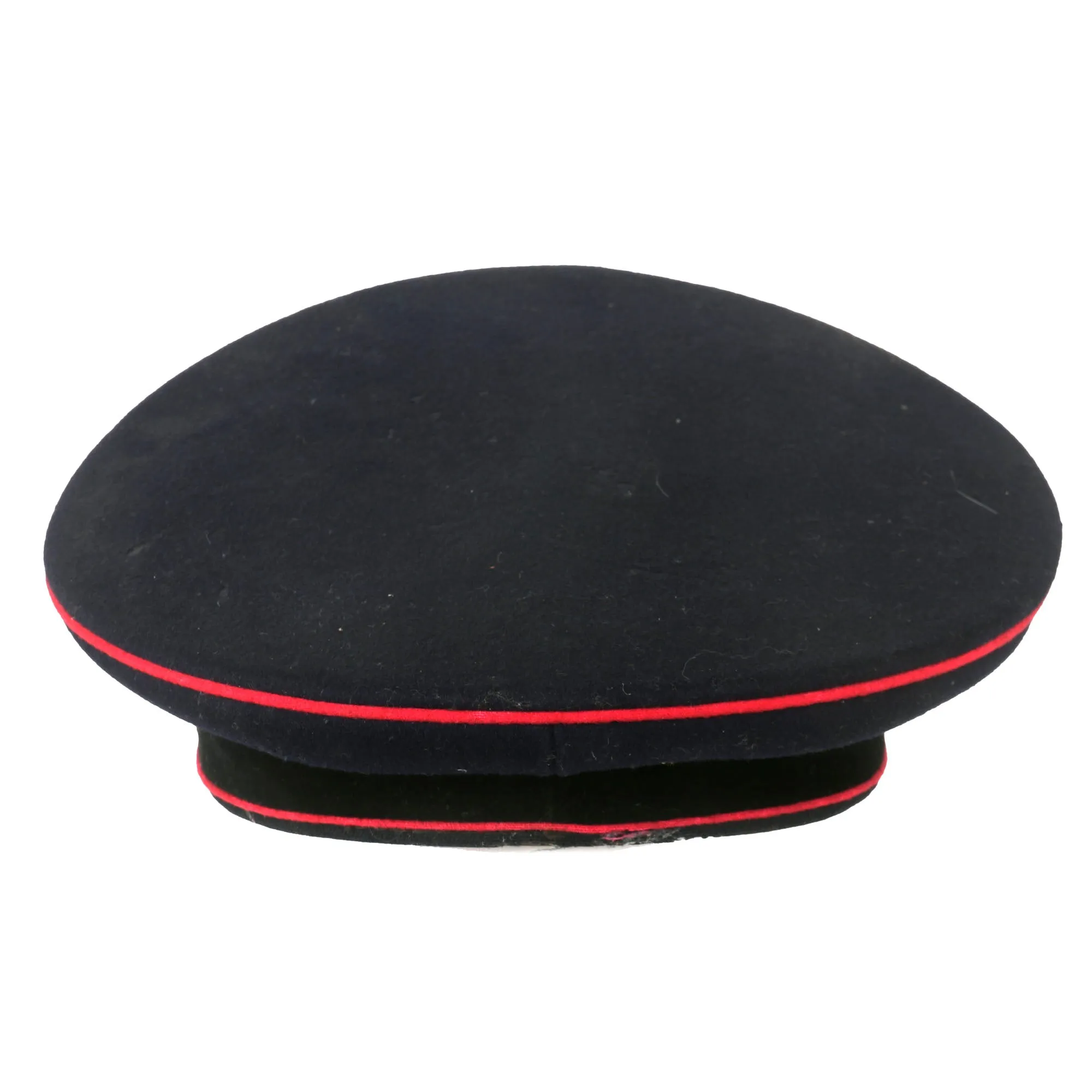 Original German WWII Fire Protection Police EM/NCO Schirmmütze Visor Cap by K & Sch. - size 55