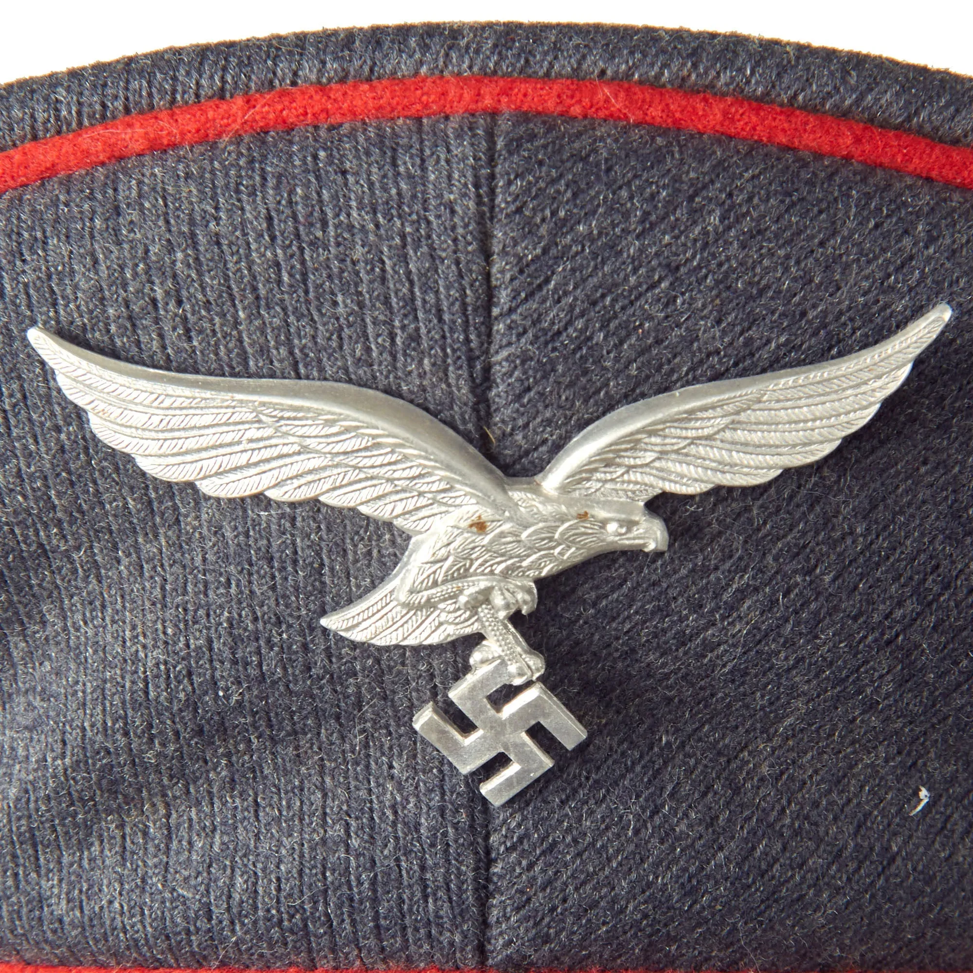 Original German WWII Luftwaffe Flakkorps Unit Marked 56cm EM/NCO Visor Cap by Felix Weissbach - dated 1938