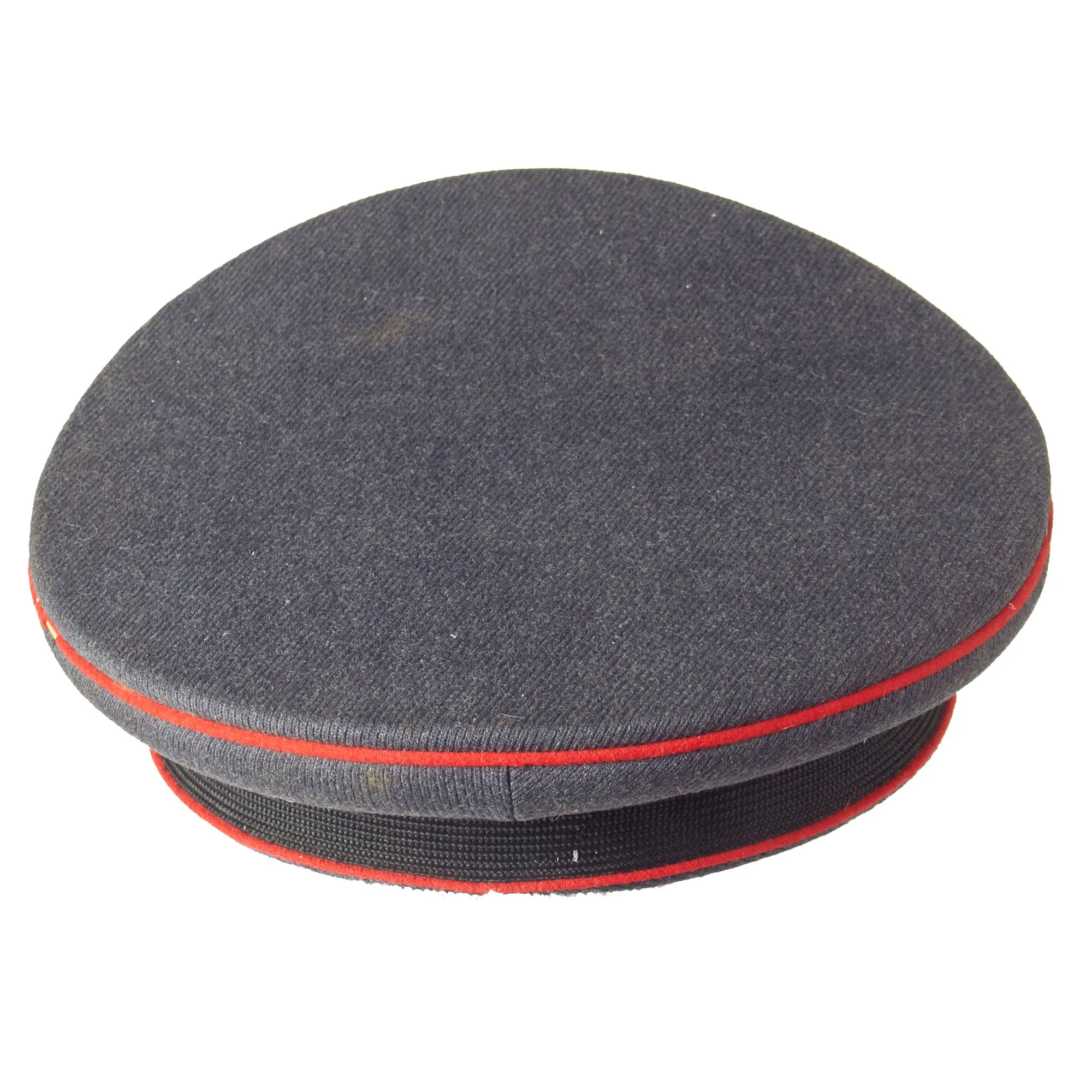 Original German WWII Luftwaffe Flakkorps Unit Marked 56cm EM/NCO Visor Cap by Felix Weissbach - dated 1938