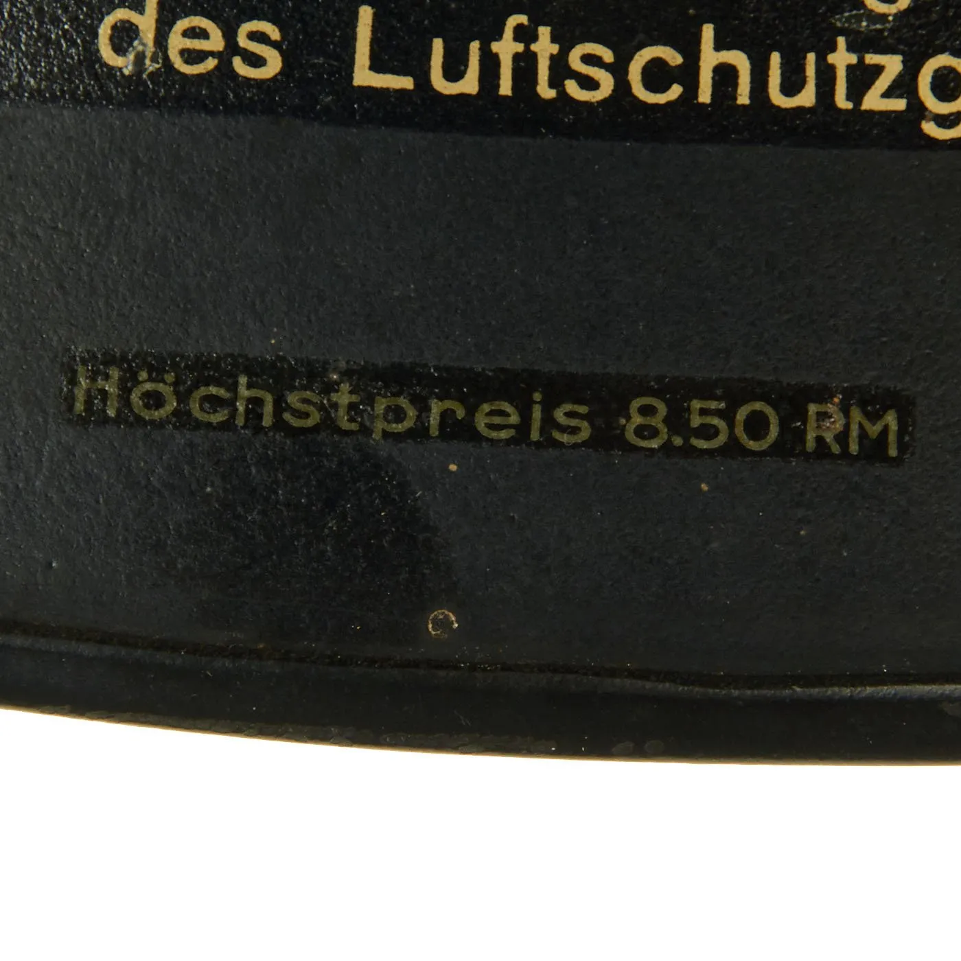 Original German WWII M38 Luftschutz Beaded Gladiator Air Defense Helmet