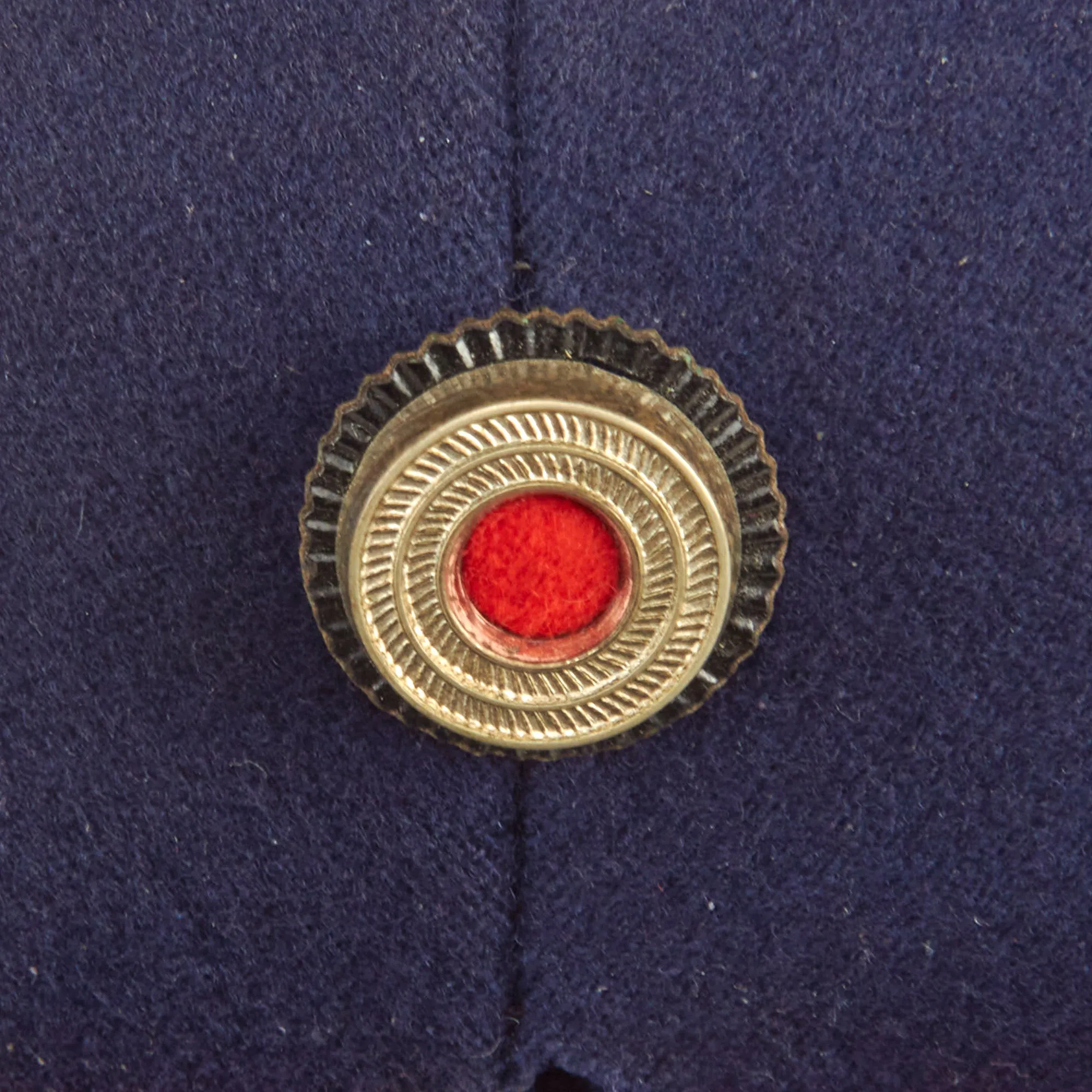 Original German WWII Named Fire Protection Police EM/NCO Schirmmütze Visor Cap - Marked Deutsche Arbeit