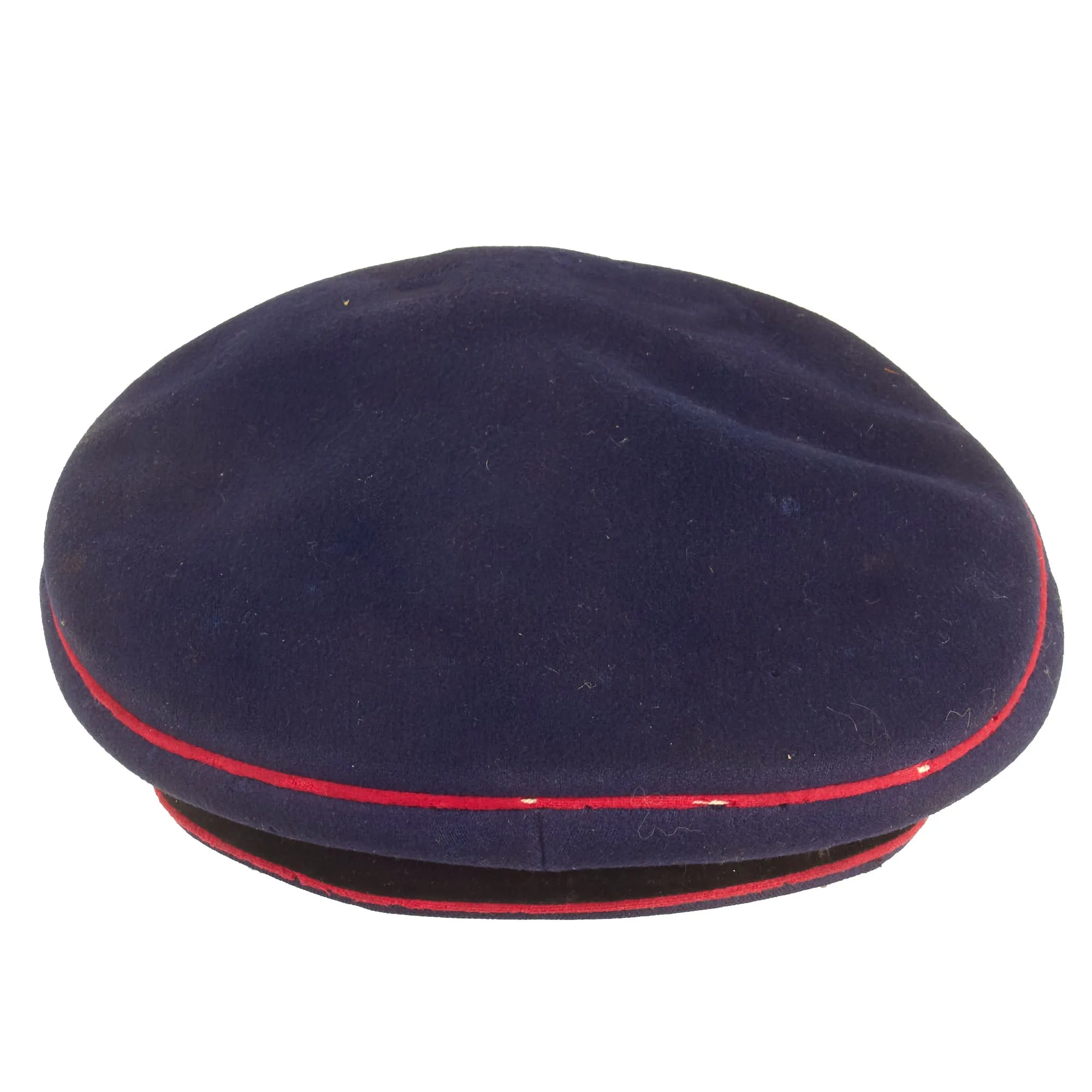 Original German WWII Named Fire Protection Police EM/NCO Schirmmütze Visor Cap - Marked Deutsche Arbeit