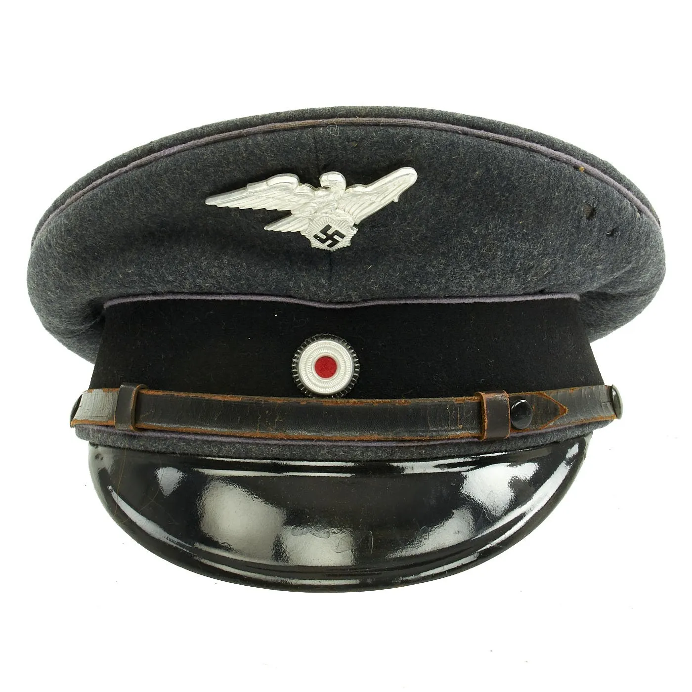 Original German WWII RLB Air Protection League EM-NCO Visor Cap