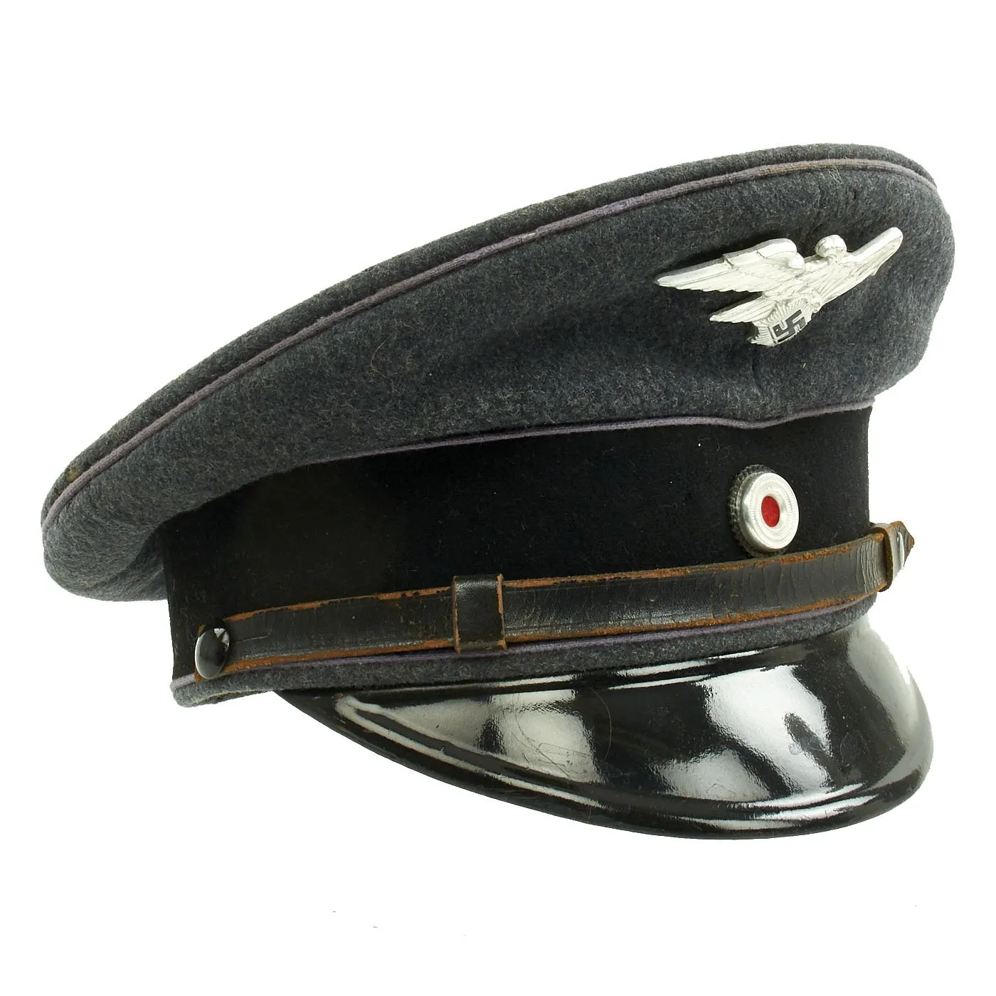 Original German WWII RLB Air Protection League EM-NCO Visor Cap