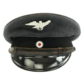 Original German WWII RLB Air Protection League EM-NCO Visor Cap