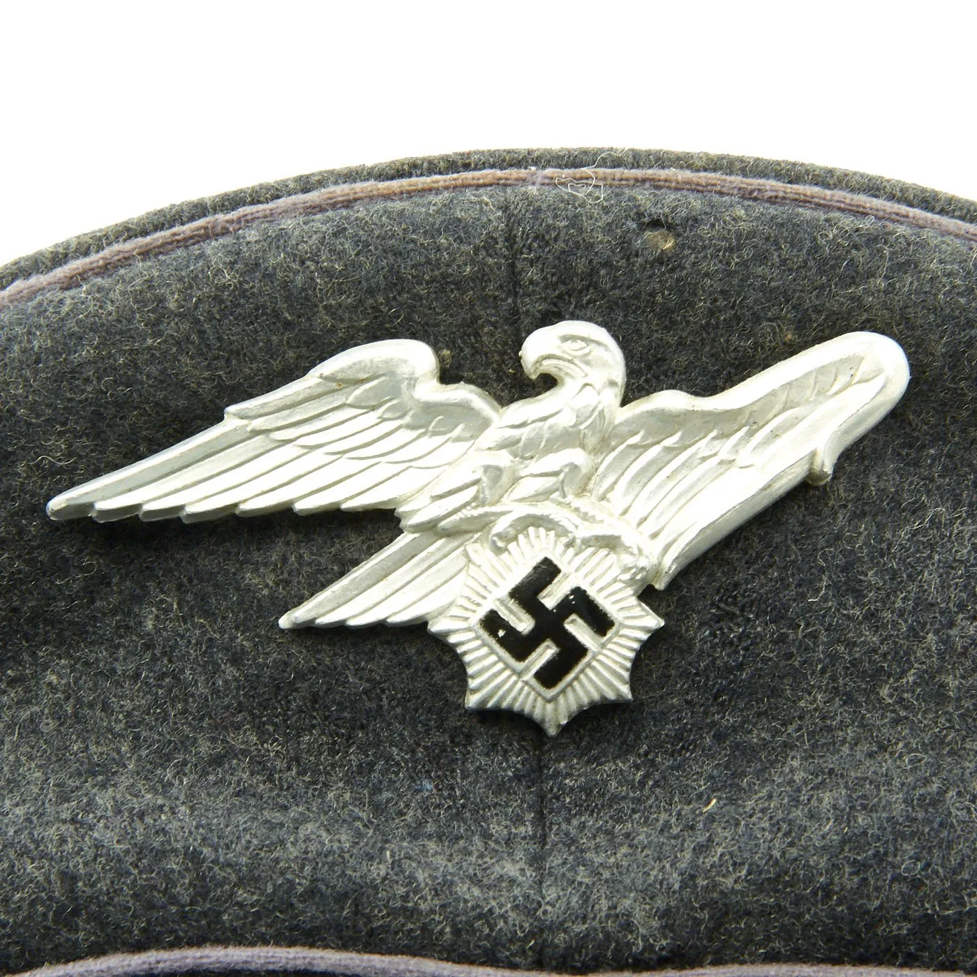 Original German WWII RLB Air Protection League EM-NCO Visor Cap