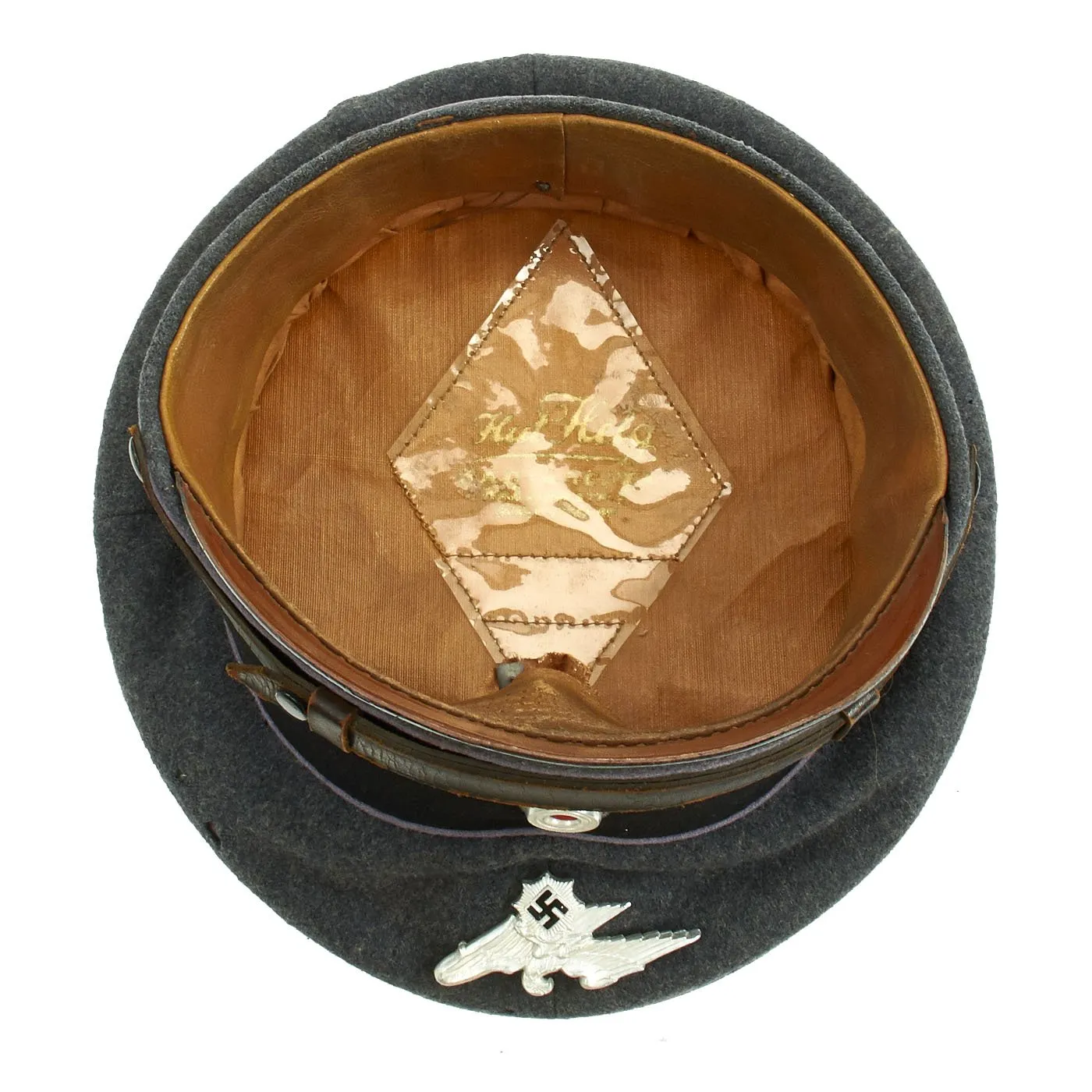 Original German WWII RLB Air Protection League EM-NCO Visor Cap