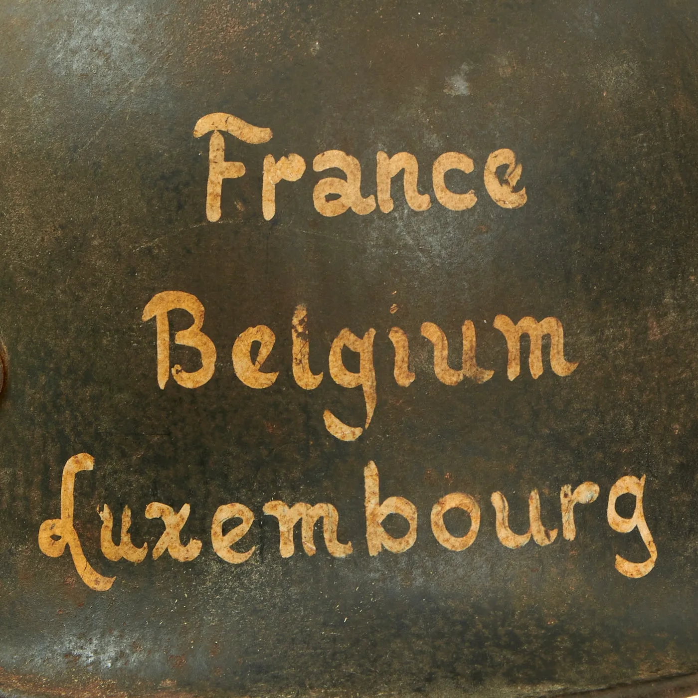 Original German WWII USGI Bring Back Decorated M34 Civic Steel Helmet
