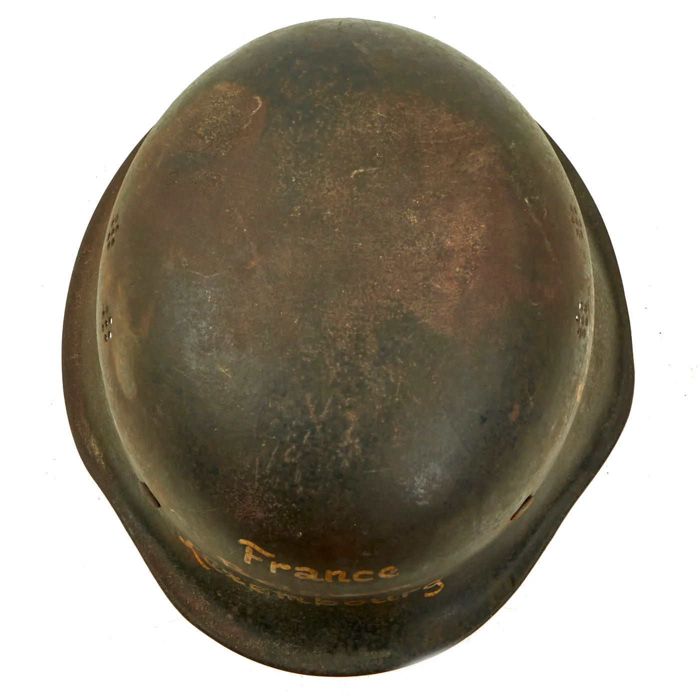 Original German WWII USGI Bring Back Decorated M34 Civic Steel Helmet