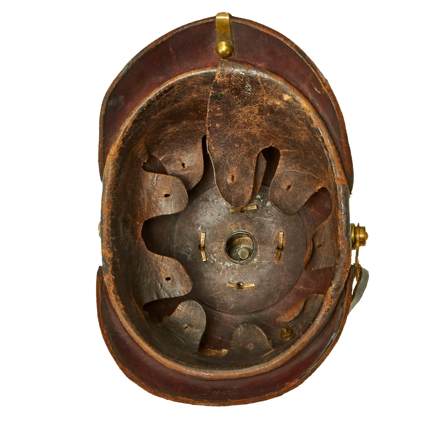Original Imperial German WWI Grand Duchy of Baden M1895 Line Infantry Pickelhaube Helmet - Size 53