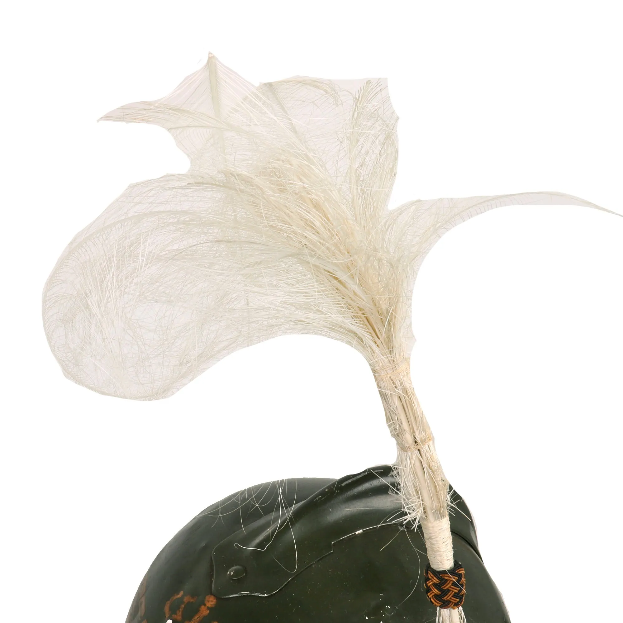 Original Italian WWI / 1920s General’s Dress Parade Adrian Helmet with Plume