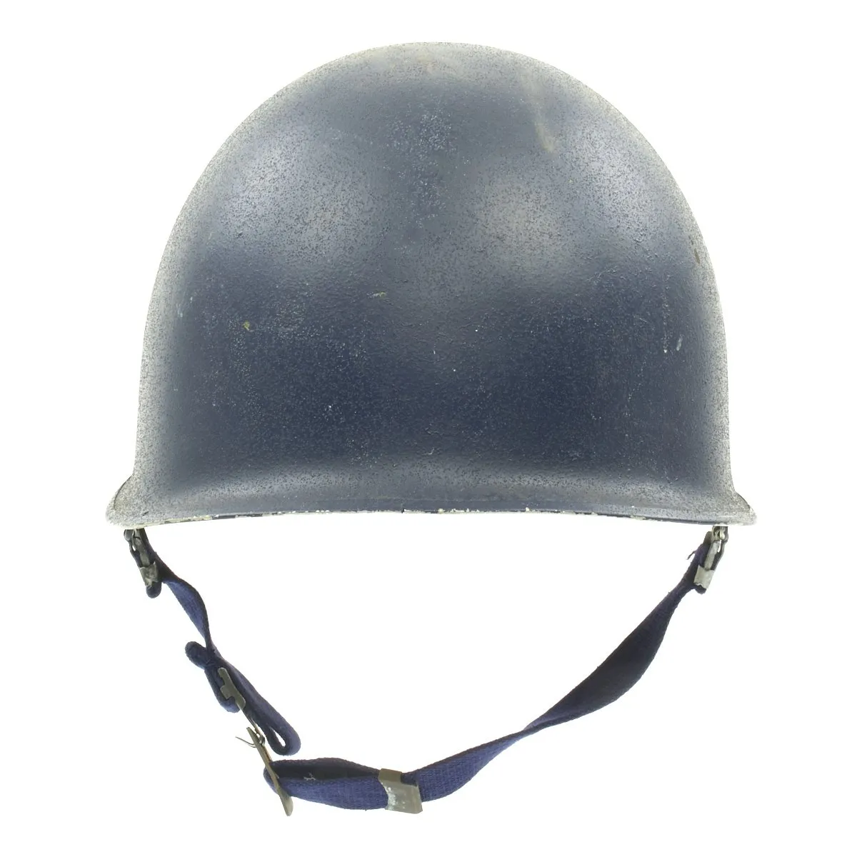 Original Korean War USN USS New Jersey BB-62 Rear Seam M1 Helmet with CAPAC Liner