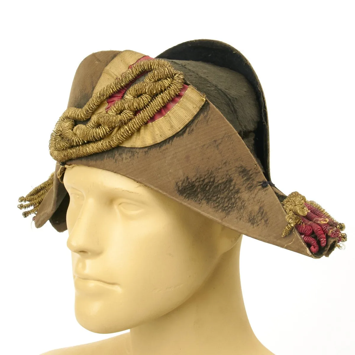 Original Napoleonic Era British Naval Officer Surgeon Bicorn Hat Circa 1795