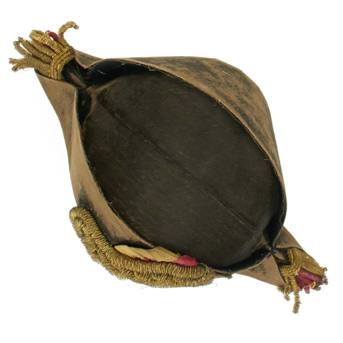 Original Napoleonic Era British Naval Officer Surgeon Bicorn Hat Circa 1795