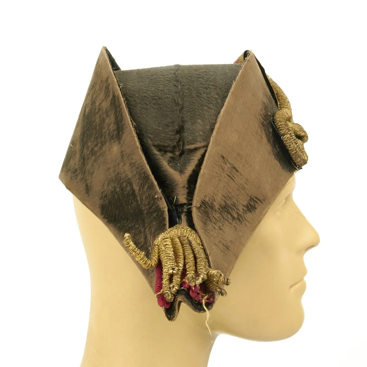 Original Napoleonic Era British Naval Officer Surgeon Bicorn Hat Circa 1795