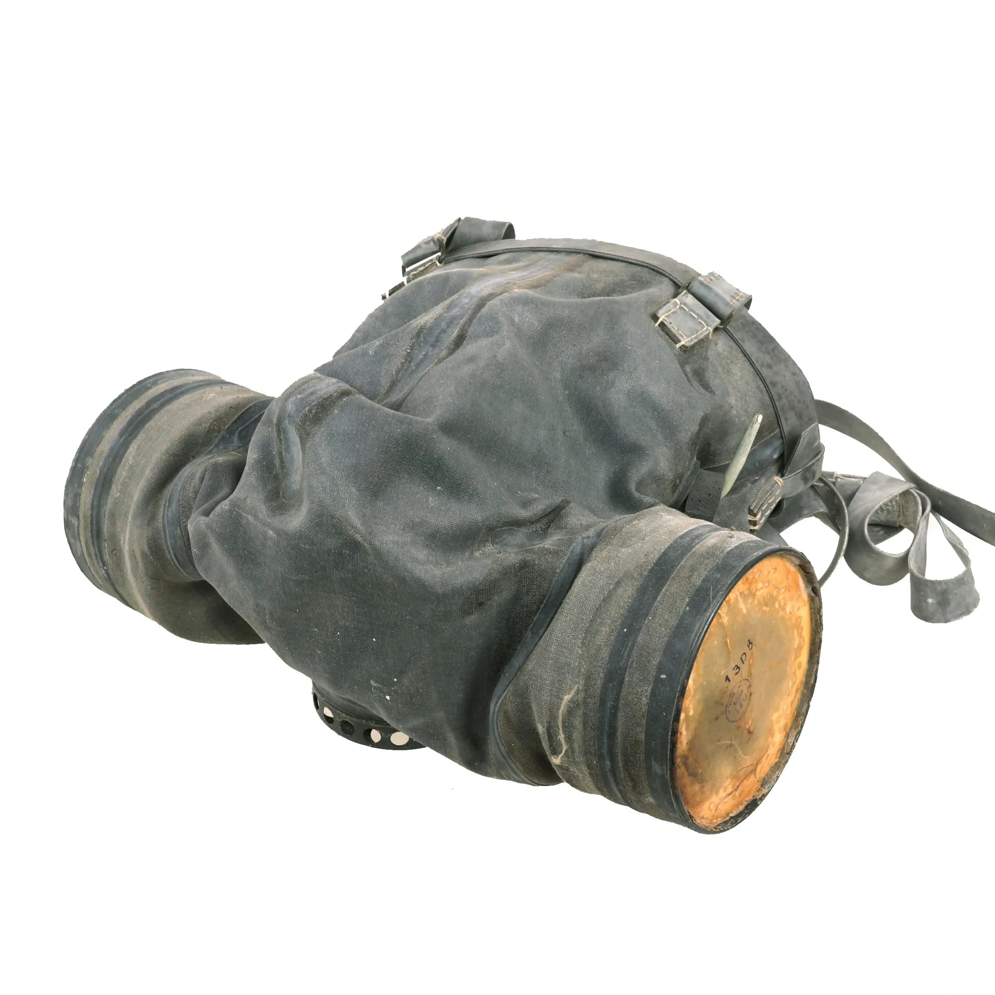 Original Soviet Cold War Era Red Army Cavalry KSPM/КСПМ Horse Gas Mask With Goggles and Wood Transit Chest