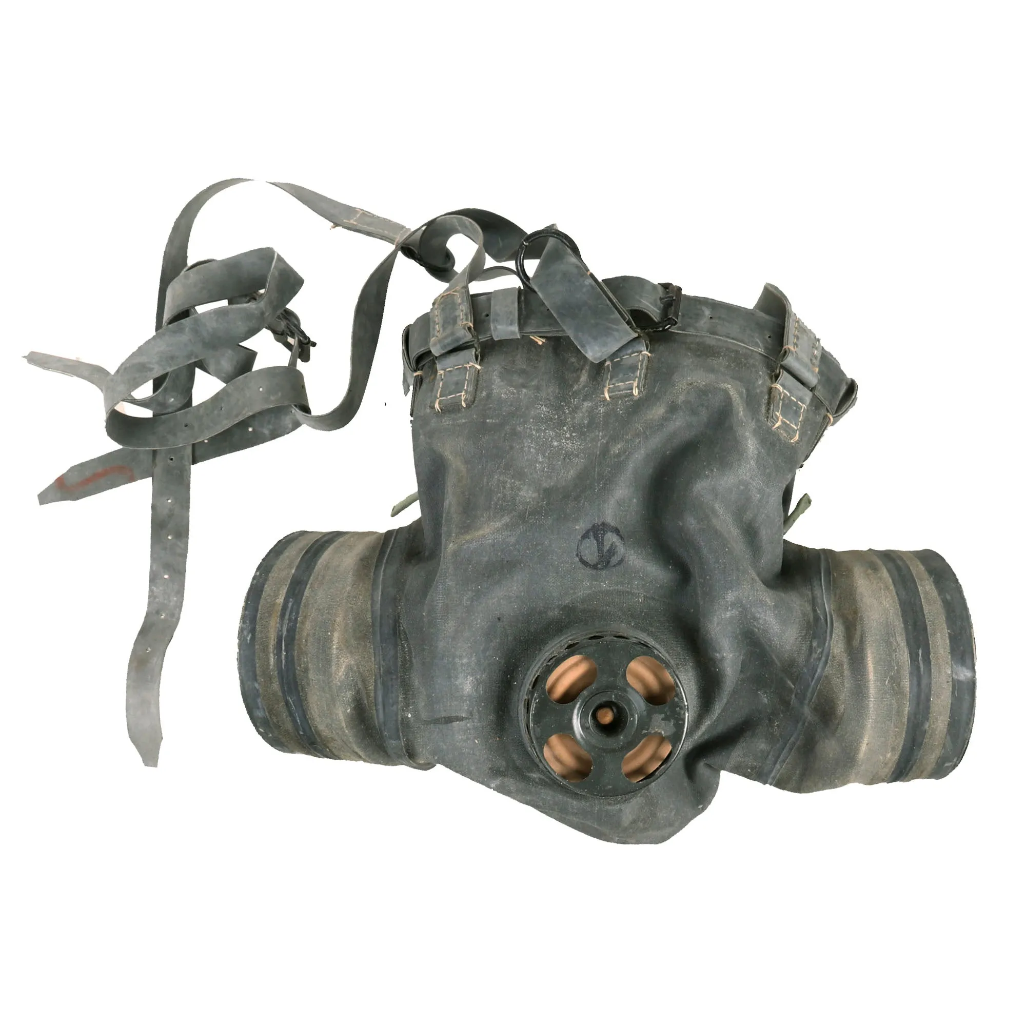 Original Soviet Cold War Era Red Army Cavalry KSPM/КСПМ Horse Gas Mask With Goggles and Wood Transit Chest
