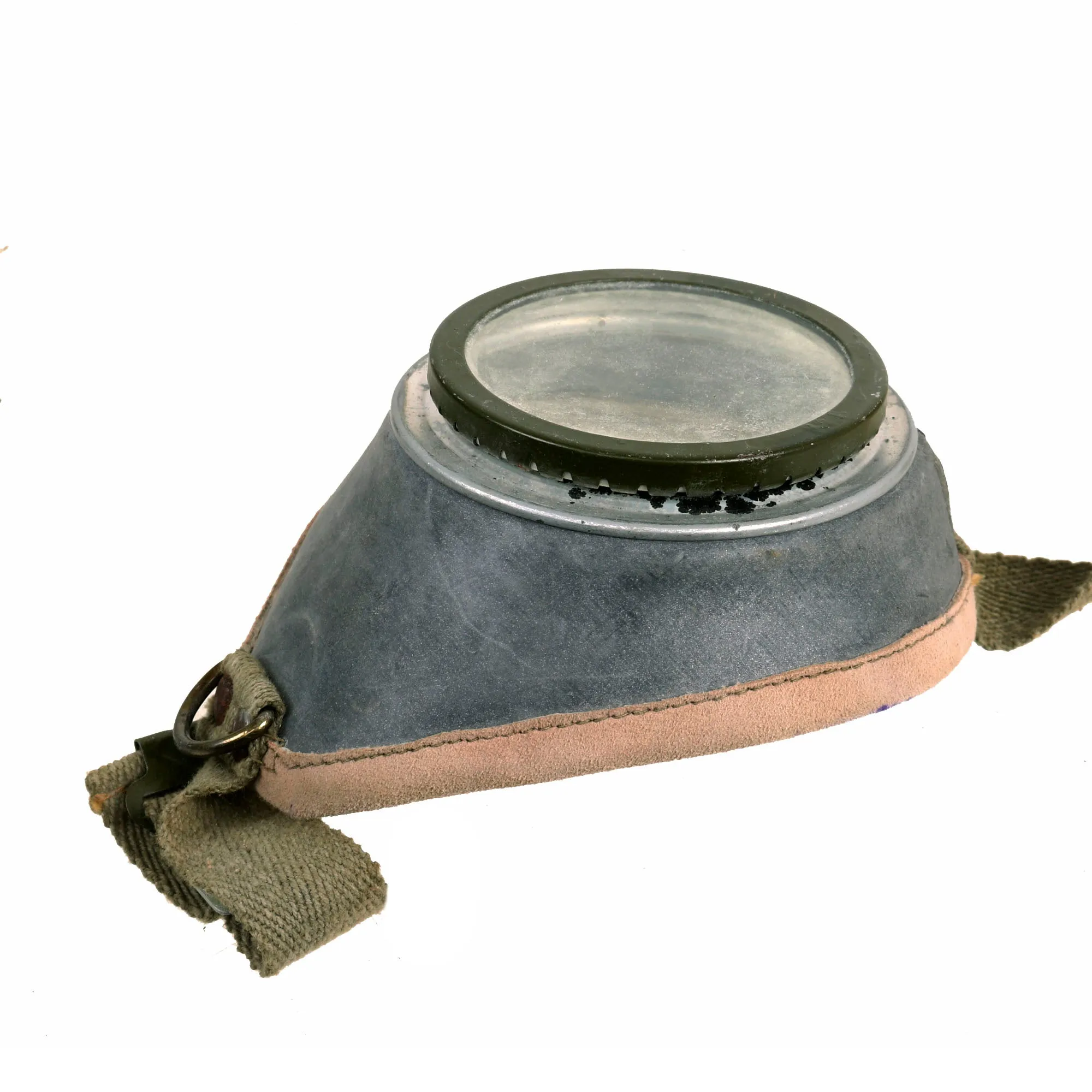 Original Soviet Cold War Era Red Army Cavalry KSPM/КСПМ Horse Gas Mask With Goggles and Wood Transit Chest