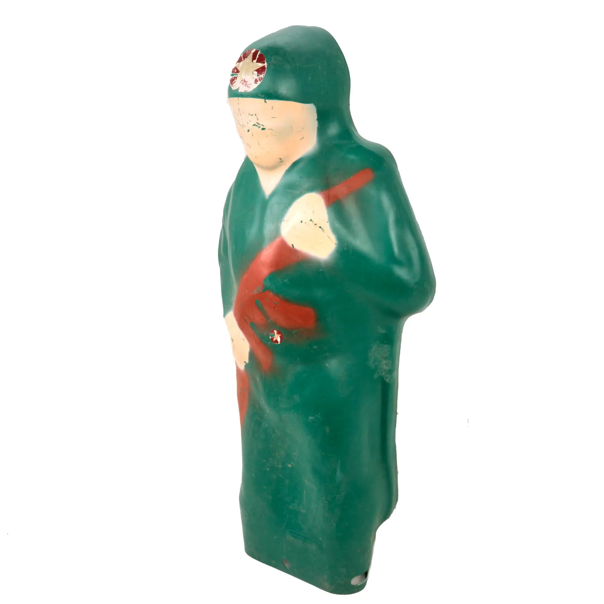 Original U.S. Cold War Era to GWoT Era 3D Green Pop-Up Soviet “Ivan” Training Target - As Used by US Marines on Range 400 in 29 Palms, California