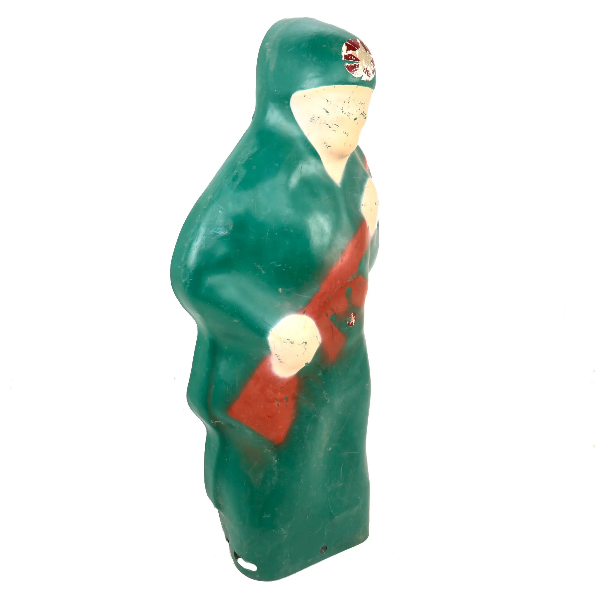 Original U.S. Cold War Era to GWoT Era 3D Green Pop-Up Soviet “Ivan” Training Target - As Used by US Marines on Range 400 in 29 Palms, California