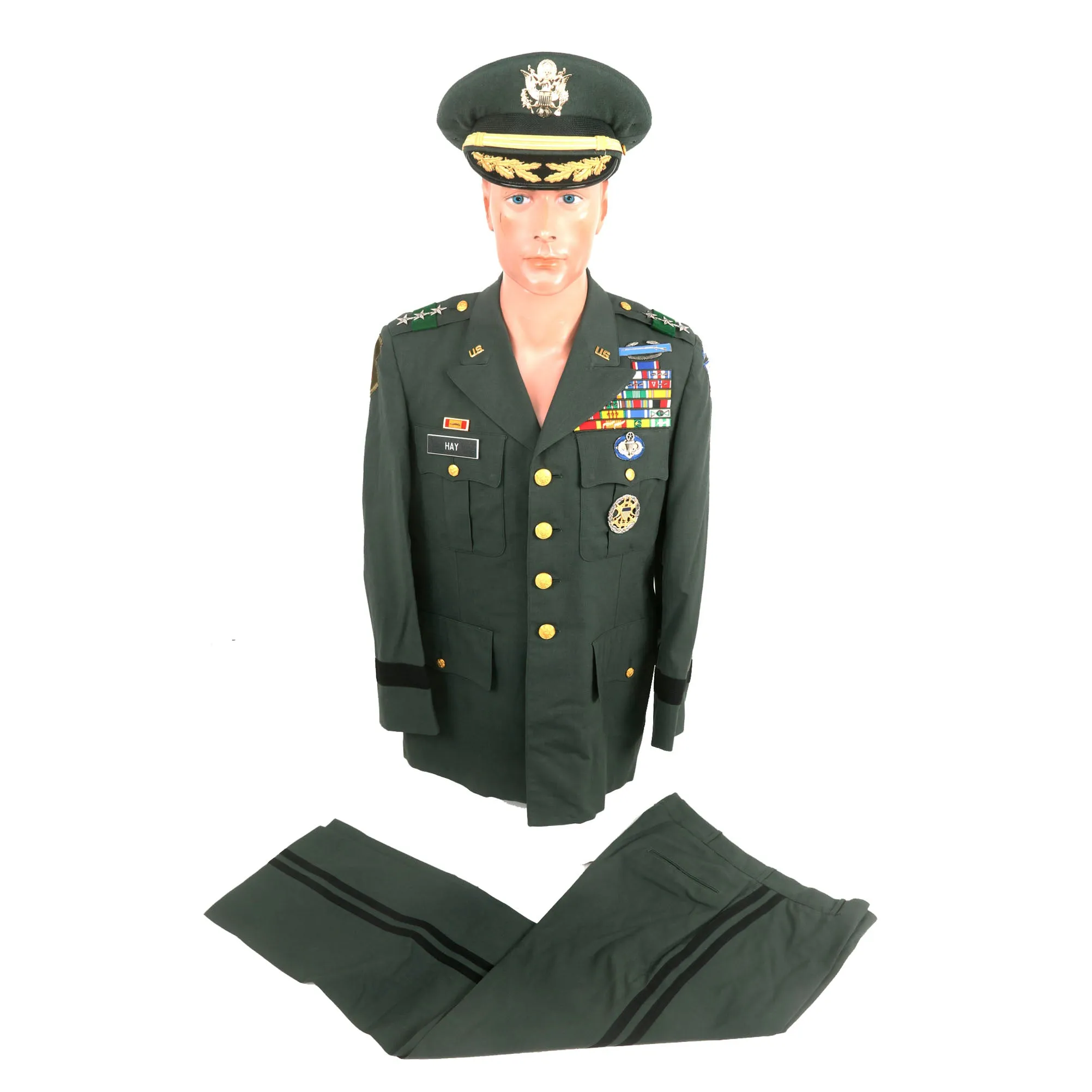 Original U.S. Vietnam War Lieutenant General John Hancock Hay 1st Infantry Division Commander Uniform - Distinguished Service Cross Recipient