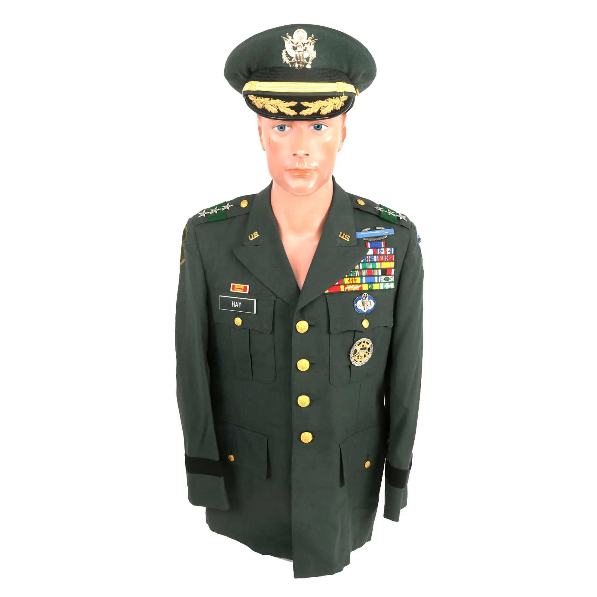 Original U.S. Vietnam War Lieutenant General John Hancock Hay 1st Infantry Division Commander Uniform - Distinguished Service Cross Recipient